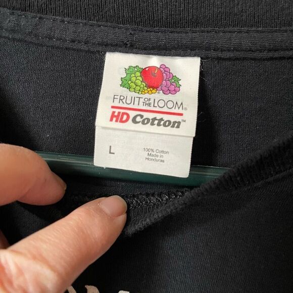 Rolling Stones puffy print size L men’s black tee shirt. - Picture 4 of 5